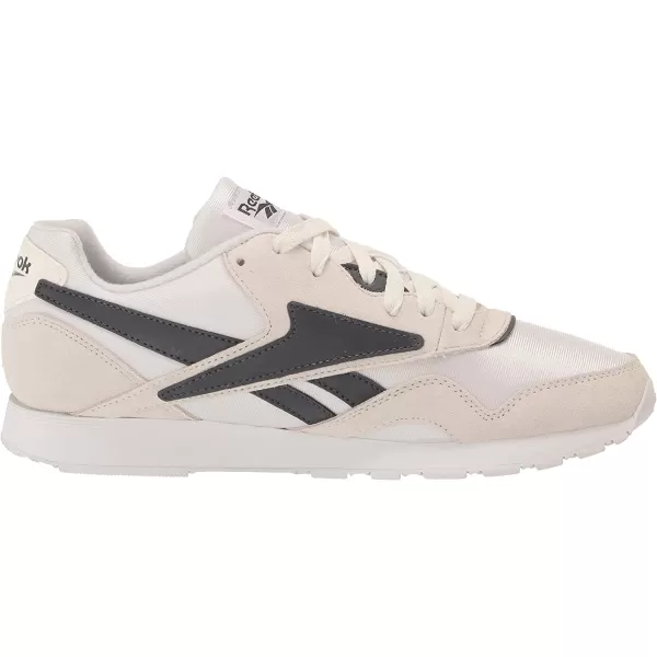 imageReebok Mens Classic Nylon SneakerWhiteChalkCold Grey