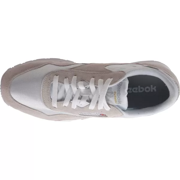 imageReebok Mens Classic Nylon SneakerWhiteGrey