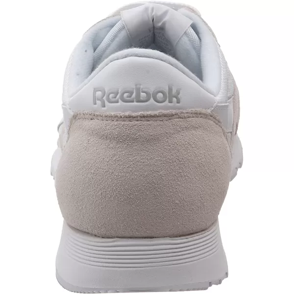 imageReebok Mens Classic Nylon SneakerWhiteGrey