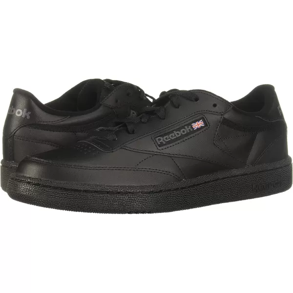 imageReebok Mens Club C 85 Sneaker  Black IntenseblackCharcoal 0