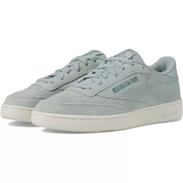 imageReebok Mens Club C 85 Sneaker  SeasprHarmony GreenChalk