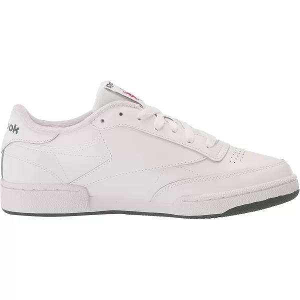 imageReebok Mens Club C 85 Sneaker  WhiteChalk Green