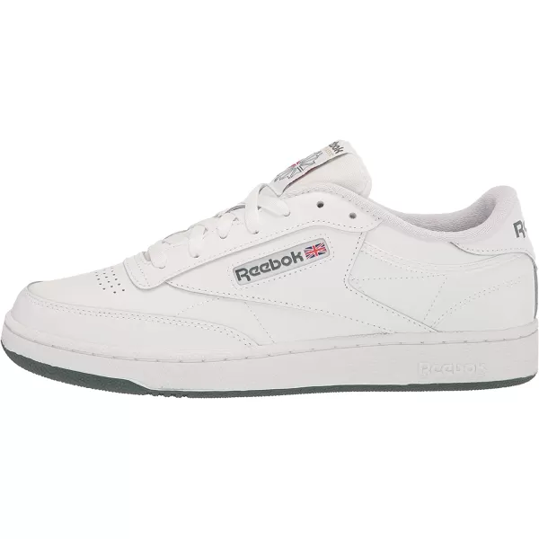 imageReebok Mens Club C 85 Sneaker  WhiteChalk Green