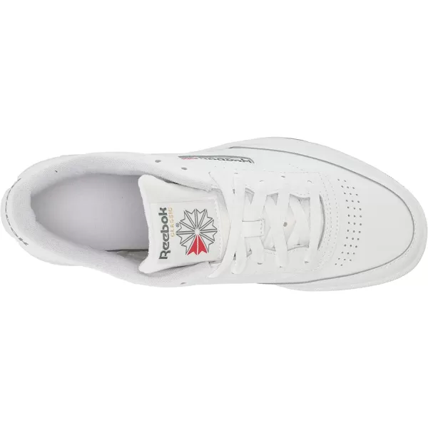 imageReebok Mens Club C 85 Sneaker  WhiteChalk Green