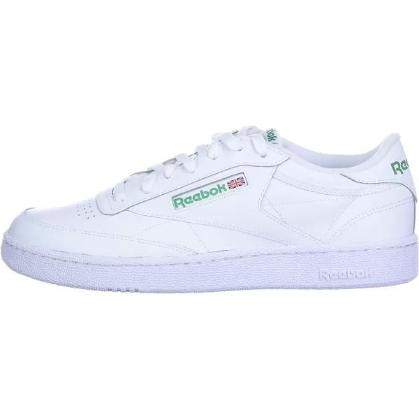 imageReebok Mens Club C 85 Sneaker  WhiteGreen