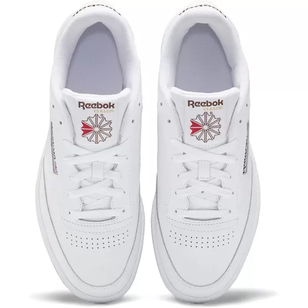 imageReebok Mens Club C 85 Sneaker  WhiteTrail Brown
