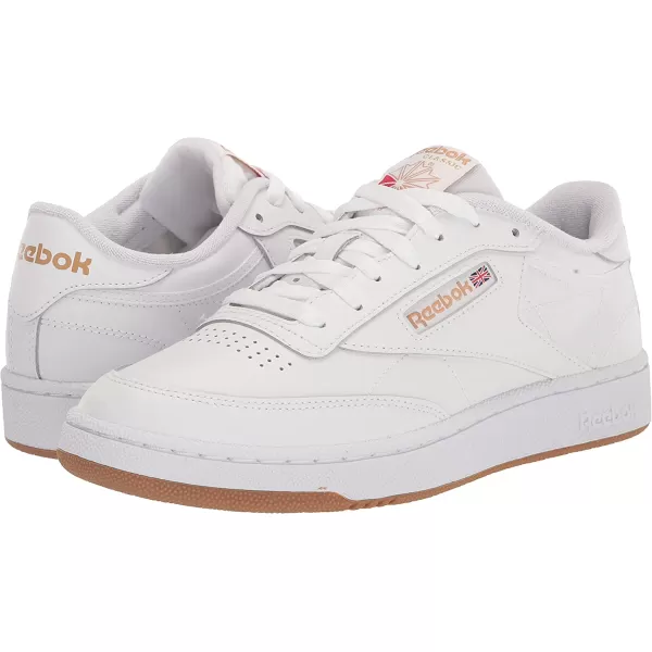 imageReebok Mens Club C 85 Sneaker  WhiteTrue BeigeReebok Lee