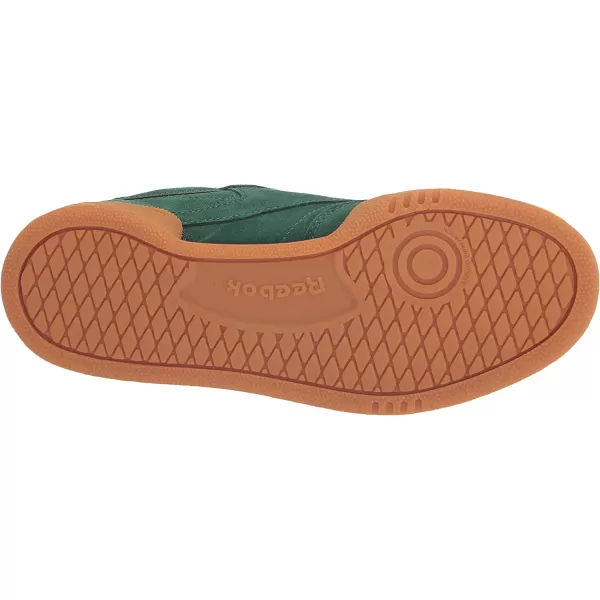 imageReebok Mens Club C 85 Sneaker Dark GreenWild Brown
