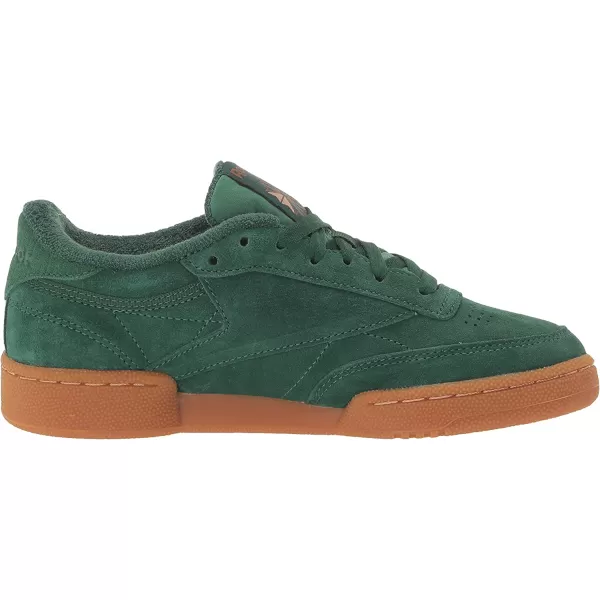 imageReebok Mens Club C 85 Sneaker Dark GreenWild Brown