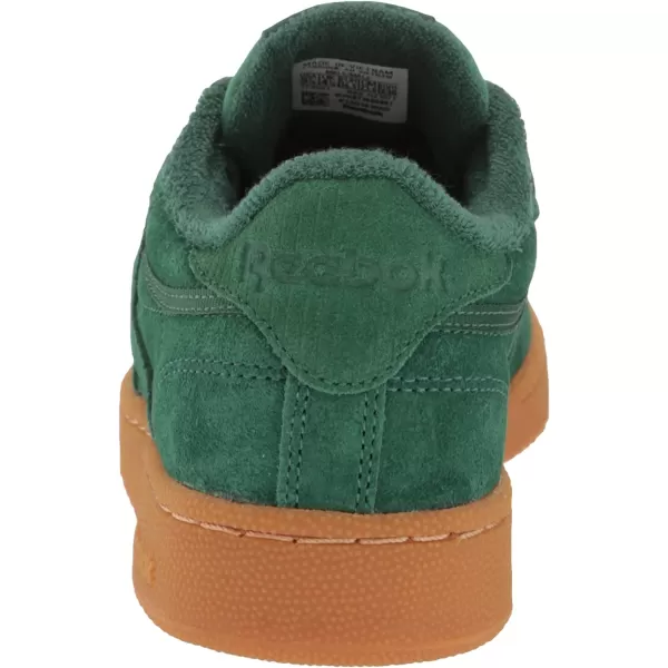 imageReebok Mens Club C 85 Sneaker Dark GreenWild Brown