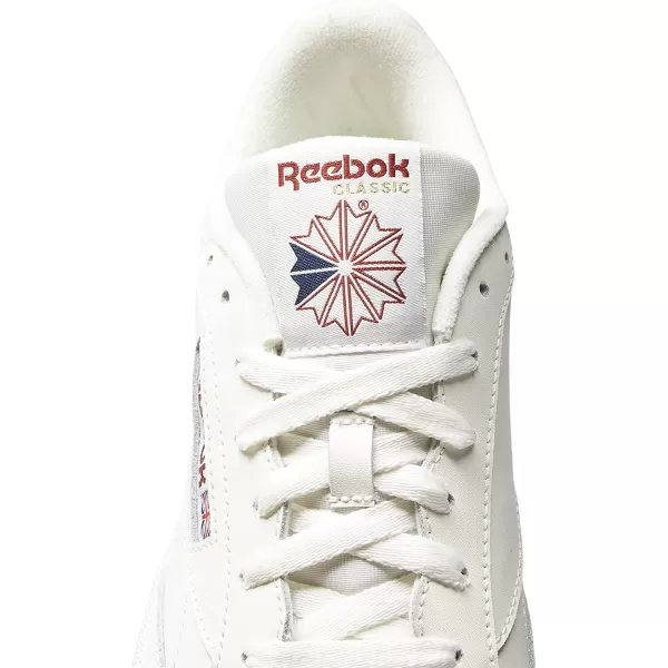 imageReebok Mens Club C 85 Sneaker in Chalk Chalk and Red Ember