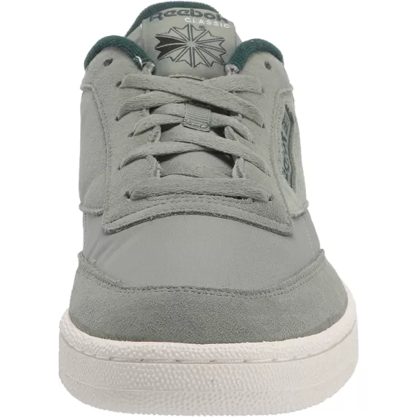 imageReebok Mens Club C 85 Sneaker in Harmony Green Forest Green and Chalk