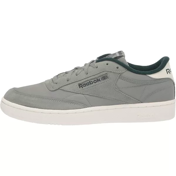 imageReebok Mens Club C 85 Sneaker in Harmony Green Forest Green and Chalk