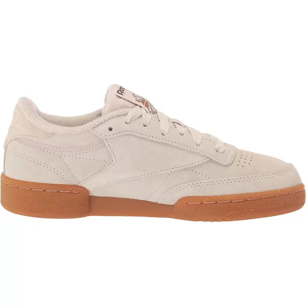 imageReebok Mens Club C 85 Sneaker in StuccoBrush BrownReebok Rubber Gum06