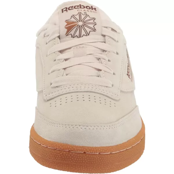 imageReebok Mens Club C 85 Sneaker in StuccoBrush BrownReebok Rubber Gum06