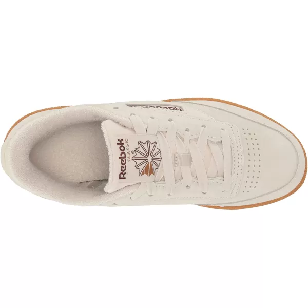 imageReebok Mens Club C 85 Sneaker in StuccoBrush BrownReebok Rubber Gum06