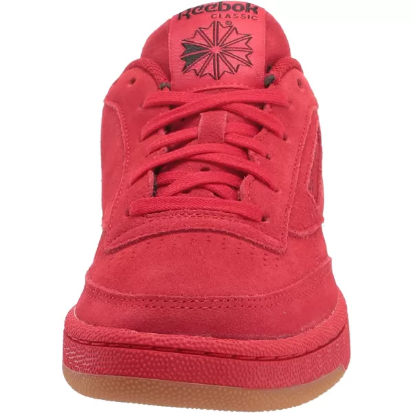 imageReebok Mens Club C 85 Sneaker in Vector RedBlackReebok Lee