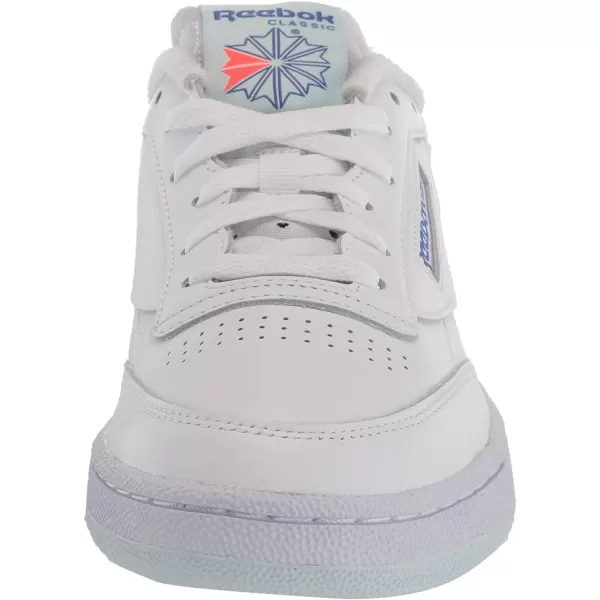 imageReebok Mens Club C 85 Sneaker in White Chalk Blue and Court Blue