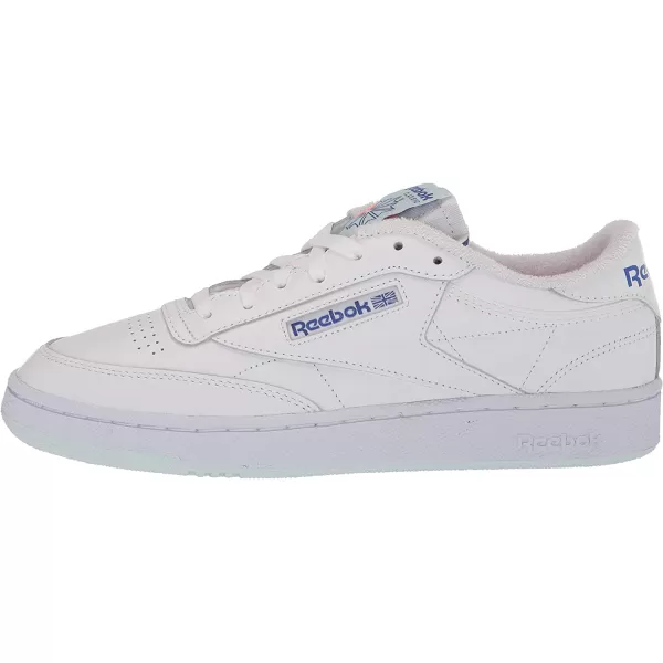 imageReebok Mens Club C 85 Sneaker in White Chalk Blue and Court Blue