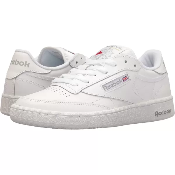 imageReebok Mens Club C 85 Sneaker in White and Sheer Grey