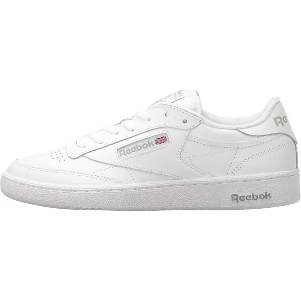 imageReebok Mens Club C 85 Sneaker in White and Sheer Grey