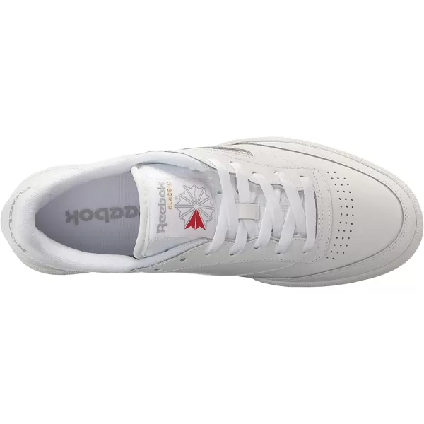 imageReebok Mens Club C 85 Sneaker in White and Sheer Grey