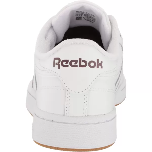 imageReebok Mens Club C 85 Sneaker in WhiteClassic BurgundyReebok Lee
