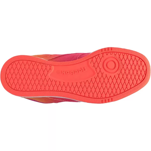 imageReebok Mens Club C 85 SneakerAtomic PinkOrange FlareAlert Yellow