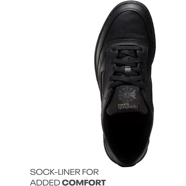 imageReebok Mens Club C 85 SneakerBlackCharcoal