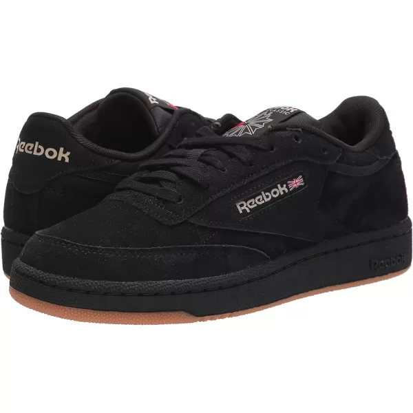 imageReebok Mens Club C 85 SneakerBlackModern BeigeGum