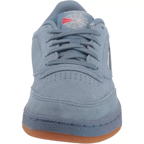 imageReebok Mens Club C 85 SneakerBlue SlateModern BeigeReebok Rubber Gum03