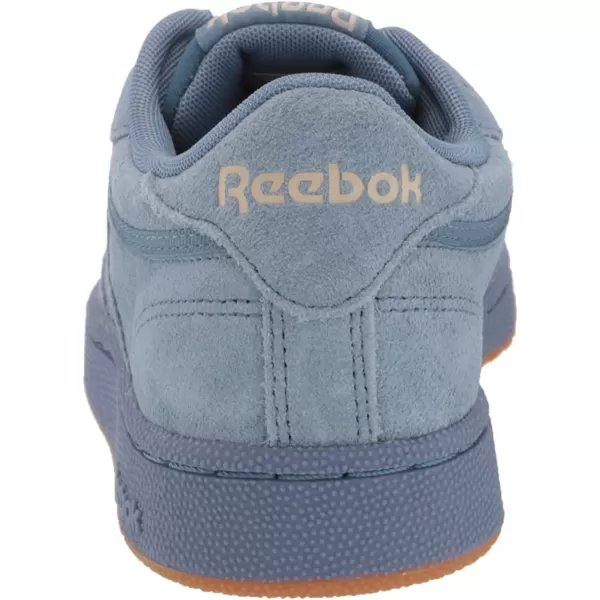imageReebok Mens Club C 85 SneakerBlue SlateModern BeigeReebok Rubber Gum03