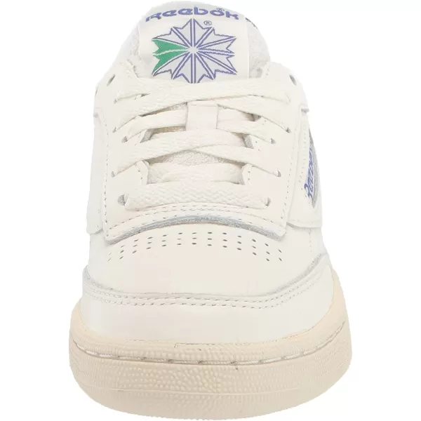 imageReebok Mens Club C 85 SneakerChalkAlabasterBold Purple