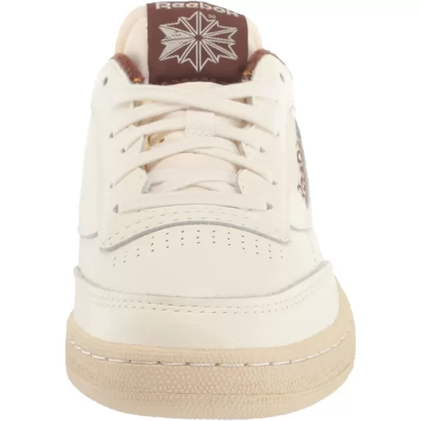 imageReebok Mens Club C 85 SneakerChalkAlabasterBrush Brown