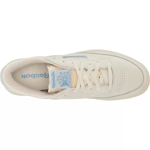 imageReebok Mens Club C 85 SneakerChalkAlabasterEssential Blue