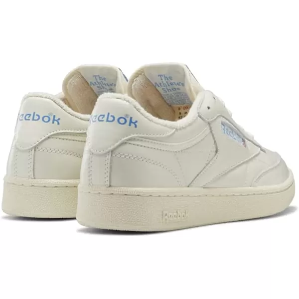 imageReebok Mens Club C 85 SneakerChalkAlabasterEssential Blue
