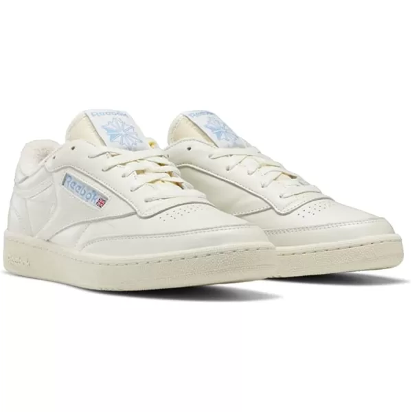 imageReebok Mens Club C 85 SneakerChalkAlabasterEssential Blue