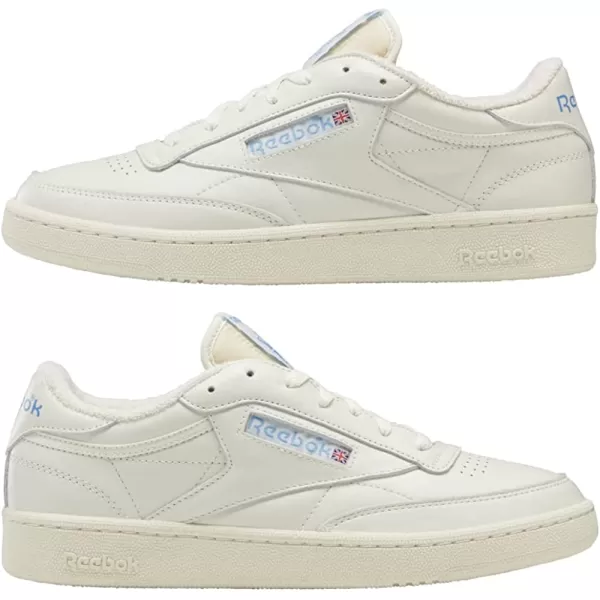 imageReebok Mens Club C 85 SneakerChalkAlabasterEssential Blue