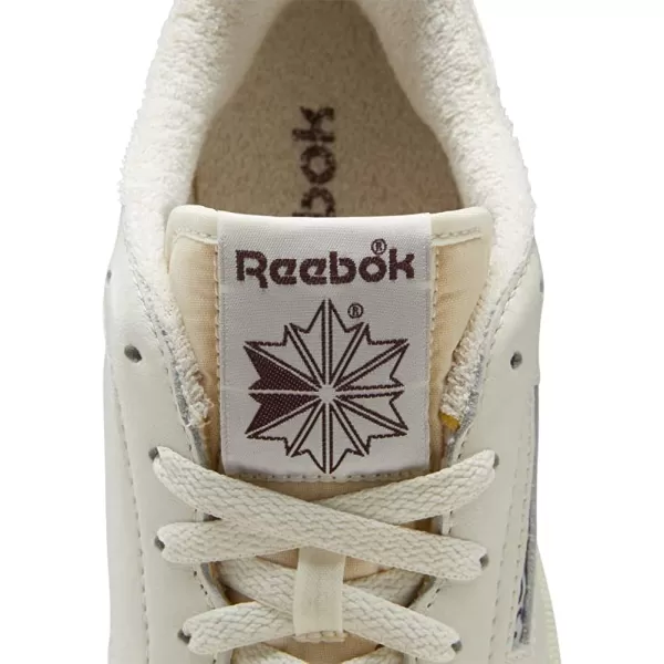 imageReebok Mens Club C 85 SneakerChalkAlabasterMaroon