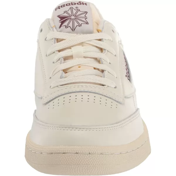 imageReebok Mens Club C 85 SneakerChalkAlabasterMaroon