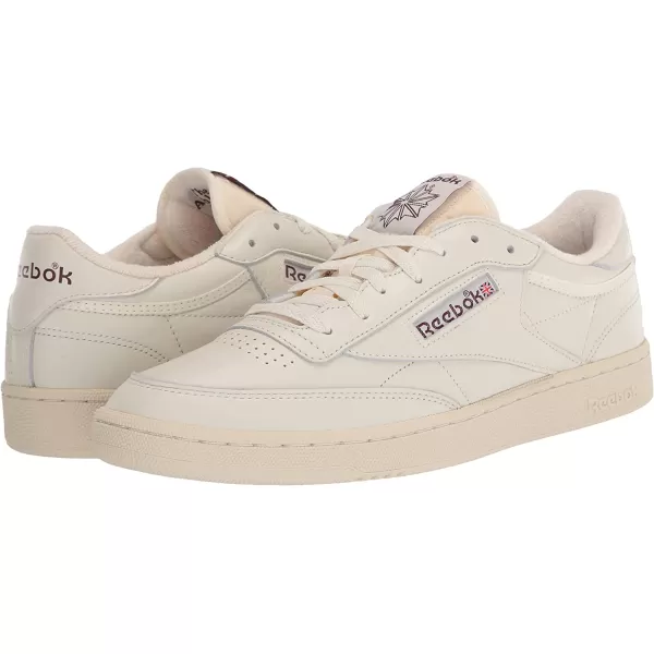 imageReebok Mens Club C 85 SneakerChalkAlabasterMaroon