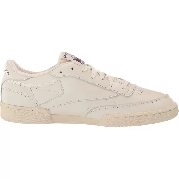 imageReebok Mens Club C 85 SneakerChalkAlabasterMaroon
