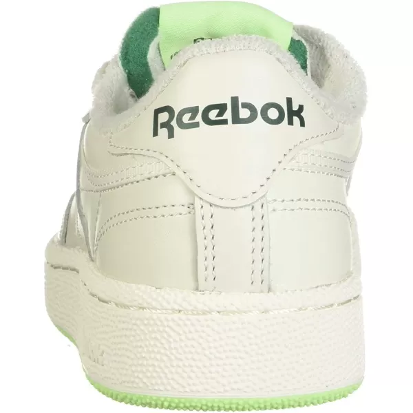 imageReebok Mens Club C 85 SneakerChalkNeon MintForest Green