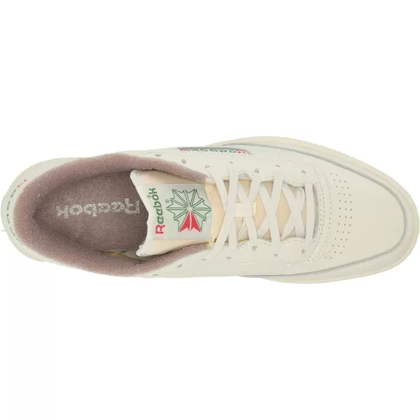 imageReebok Mens Club C 85 SneakerChalkTaupeGlen Green