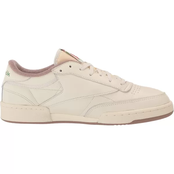 imageReebok Mens Club C 85 SneakerChalkTaupeGlen Green