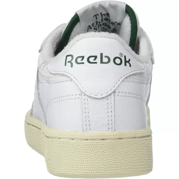 imageReebok Mens Club C 85 SneakerFtwr WhiteAlabasterDark Green