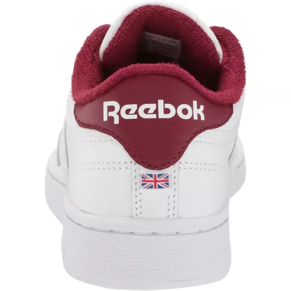 imageReebok Mens Club C 85 SneakerFtwr WhiteFtwr WhiteClassic Burgundy