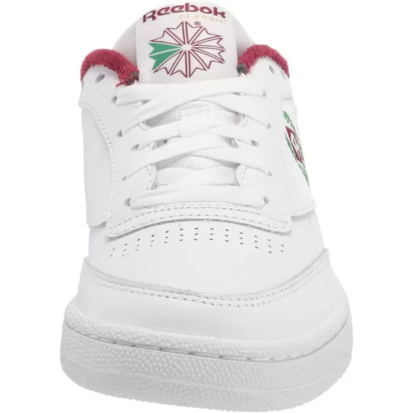 imageReebok Mens Club C 85 SneakerFtwr WhiteFtwr WhiteClassic Burgundy