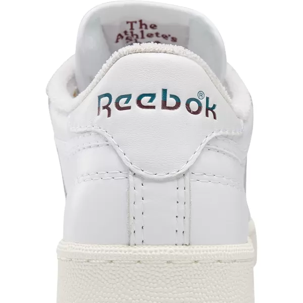 imageReebok Mens Club C 85 SneakerFtwr WhiteSeaport TealClassic Burgundy