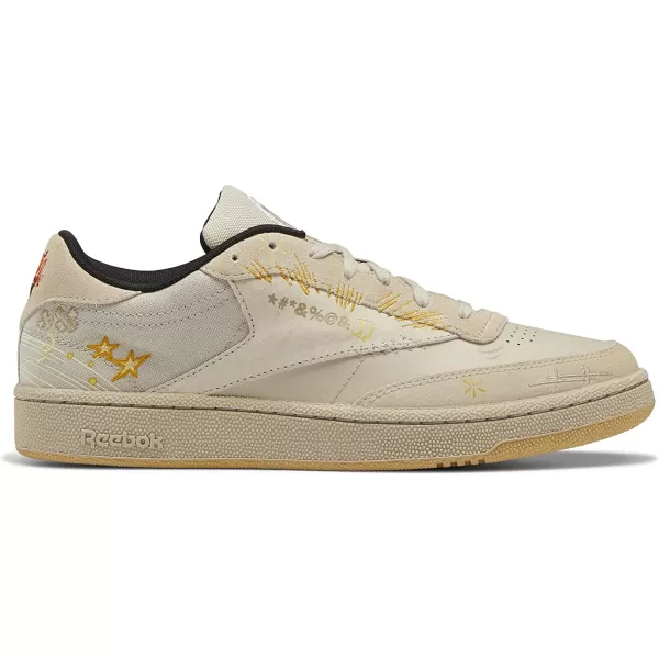 imageReebok Mens Club C 85 SneakerLooney TunesPebbleBright Ochre